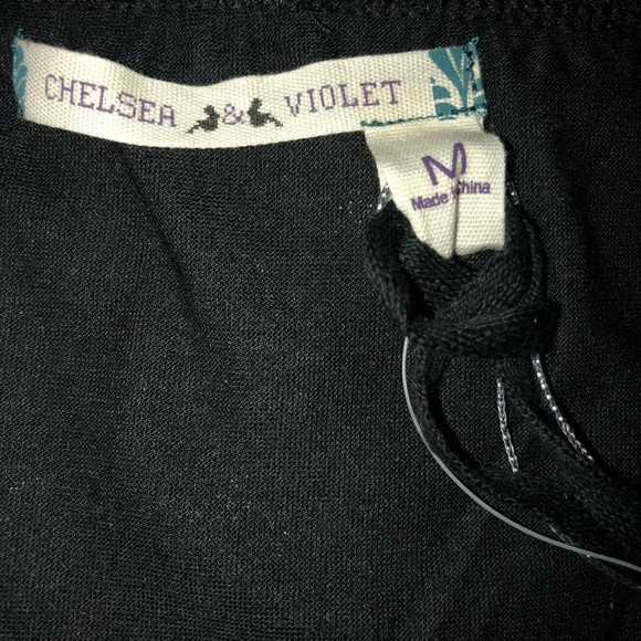 CHELSEA & VIOLET Black and silver sequin skirt - Picture 4 of 5